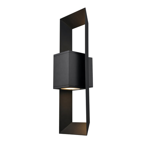 DVI Lighting Gaspe Outdoor 2 Light Sconce in Black Finish Model: DVP45673BK