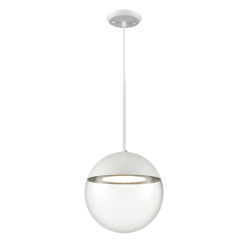 DVI Lighting HOPEWELL ROCKS 10 Inch PENDANT in Ebony Finish Model: DVP41610EB-CL