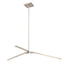 DVI Lighting Irdani AC LED 35.5 Inch Pendant in Buffed Nickel Finish Model: DVP46805BN