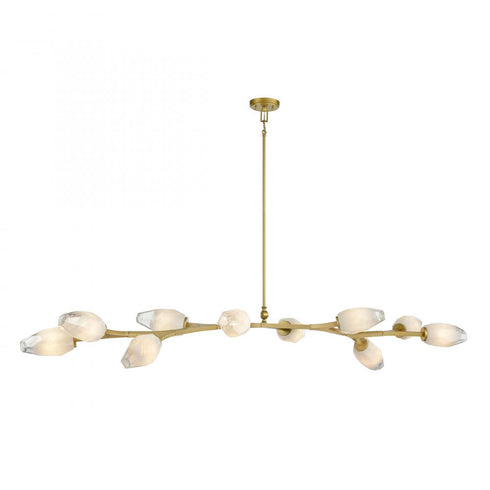 DVI Lighting JAVELIN 10 Light CHANDELIER in Gold Finish Model: DVP33204GLD-ICE