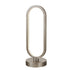 DVI Lighting Perigee AC LED Table Lamp in Buffed Nickle Finish Model: DVP46519BN