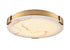 DVI Lighting PETRA 18 Inch LED FLUSH MOUNT in Brass Finish Model: DVP42048BR-BFA