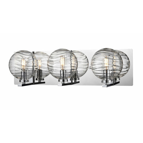 DVI Lighting TROPEA 3 Light BATH. VANTIY CHROME Model: DVP40443CH-RPG