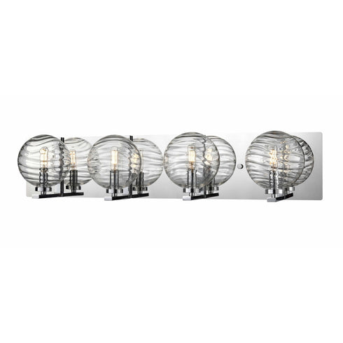 DVI Lighting TROPEA 4 Light BATH. VANITY CHROME Model: DVP40444CH-RPG
