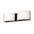DVI Lighting VANGUARD 2 Light LED VANITY in Chrome Finish Model: DVP1796CH-OP