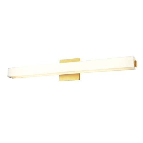 DVI Lighting VENTURE 32 Inch LED VANITY in Brass Finish Model: DVP33894BR-OP