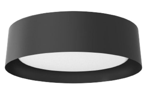 DVI Lighting YUKON LED FLUSH MOUNT in Antique Gold and Matte Black Finish Model: DVP39938AG+MB-AO