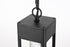 Elegant Lighting 1 Light Amaris 15 inch LED Outdoor Pendant in Black in Black and Clear Finish Model: OD604H15BK