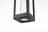 Elegant Lighting 1 Light Amaris 23 inch LED Outdoor Pendant in Black in Black and Clear Finish Model: OD604H23BK