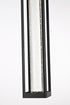 Elegant Lighting 1 Light Amaris 23 inch LED Outdoor Pendant in Black in Black and Clear Finish Model: OD604H23BK