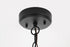 Elegant Lighting 1 Light Amaris 23 inch LED Outdoor Pendant in Black in Black and Clear Finish Model: OD604H23BK
