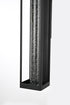 Elegant Lighting 1 Light Amaris 27 inch LED Outdoor Wall sconce in Black in Black and Clear Finish Model: OD604W27BK