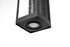 Elegant Lighting 1 Light Amaris 27 inch LED Outdoor Wall sconce in Black in Black and Clear Finish Model: OD604W27BK