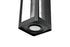 Elegant Lighting 1 Light Amaris 32 inch LED Outdoor Wall sconce in Black in Black and Clear Finish Model: OD604W32BK