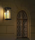 Elegant Lighting 1 Light Araceli 17 inch Outdoor Wall sconce in Black in Black and Clear Finish Model: OD611W17BK