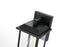Elegant Lighting 1 Light Araceli 17 inch Outdoor Wall sconce in Black in Black and Clear Finish Model: OD611W17BK