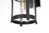 Elegant Lighting 1 Light Artemis 11 inch Outdoor Wall sconce in Black in Black and Clear Finish Model: OD609W11BK