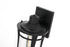 Elegant Lighting 1 Light Artemis 11 inch Outdoor Wall sconce in Black in Black and Clear Finish Model: OD609W11BK