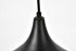 Elegant Lighting 1 Light Circa Collection Pendant D12.5 Inch H10 Inch Lt:1 in Black Finish Model: LDPD2046
