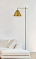 Elegant Lighting 1 Light Flos metal floor lamp in brass Model: LD5101FL21BR