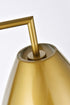 Elegant Lighting 1 Light Flos metal floor lamp in brass Model: LD5101FL21BR