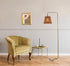 Elegant Lighting 1 Light Flos rattan bell shade floor lamp in brass Model: LD5102FL24BR
