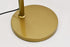 Elegant Lighting 1 Light Flos rattan dome shade floor lamp in brass Model: LD5104FL34BR