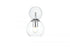Elegant Lighting 1 Light Genesis 1 Light in Black and Clear Bath Sconce Model: LD7321W6BLK