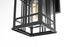 Elegant Lighting 1 Light Harley 12 inch Outdoor Wall sconce in Black in Black and Clear Finish Model: OD613W12BK