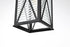 Elegant Lighting 1 Light Jada 14 inch Outdoor Pendant in Black in Black and Clear Finish Model: OD607H14BK