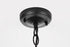 Elegant Lighting 1 Light Jada 14 inch Outdoor Pendant in Black in Black and Clear Finish Model: OD607H14BK