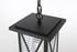 Elegant Lighting 1 Light Jada 14 inch Outdoor Pendant in Black in Black and Clear Finish Model: OD607H14BK