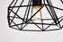 Elegant Lighting 1 Light Jago Collection Pendant D9.8 H9.8 Lt:1 in Black Finish Model: LDPD2089