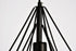 Elegant Lighting 1 Light Jago Collection Pendant D9.8 H9.8 Lt:1 in Black Finish Model: LDPD2089
