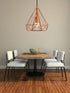 Elegant Lighting 1 Light Jago Collection Pendant D9.8 H9.8 Lt:1 in Copper Finish Model: LDPD2090