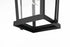 Elegant Lighting 1 Light Luz 14 inch Outdoor Wall sconce in Black in Black and Clear Finish Model: OD605W14BK