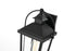 Elegant Lighting 1 Light Luz 14 inch Outdoor Wall sconce in Black in Black and Clear Finish Model: OD605W14BK