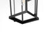 Elegant Lighting 1 Light Luz 20 inch Outdoor Wall sconce in Black in Black and Clear Finish Model: OD605W20BK