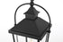 Elegant Lighting 1 Light Luz 21 inch Outdoor Pendant in Black in Black and Clear Finish Model: OD605H20BK