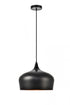 Elegant Lighting 1 Light Nora Collection Pendant D11.5 Inch H9 Inch Lt:1 in Black finish Model: LDPD2003