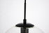 Elegant Lighting 1 Light Placido Collection Pendant D9.8 H9.8 Lt:1 in Black and Clear Finish Model: LDPD2113