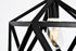 Elegant Lighting 1 Light Redmond Collection Pendant D13.0 Inch H14.6 Lt:1 in Black Finish Model: LDPD2110