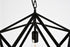 Elegant Lighting 1 Light Redmond Collection Pendant D19.7 H22.6 Lt:1 in Black Finish Model: LDPD2111