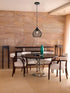 Elegant Lighting 1 Light Sayer Collection Pendant D7.9 H8.9 Lt:1 in Black Finish Model: LDPD2093