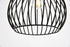 Elegant Lighting 1 Light Sayer Collection Pendant D7.9 H8.9 Lt:1 in Black Finish Model: LDPD2093