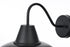 Elegant Lighting 1 Light Tinsley 15 inch Outdoor Wall sconce in Black in Black and Clear Finish Model: OD610W15BK