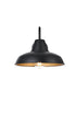 Elegant Lighting 1 Light Tinsley 15 inch Outdoor Wall sconce in Black in Black and Clear Finish Model: OD610W15BK