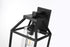 Elegant Lighting 1 Light Zora 24 inch Outdoor Wall sconce in Black in Black and Clear Finish Model: OD606W24BK