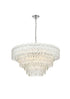 Elegant Lighting 10 Light Emilia 31 Inch Pendant Light in Chrome Model: 1780D31C