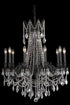 Elegant Lighting 10 Light Rosalia Hang D28 Inch H31 Inch L10 DB G RC in Dark Bronze Finish Model: 9210D28DB-GT/RC